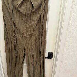 SHEIN Khaki Jumpsuit